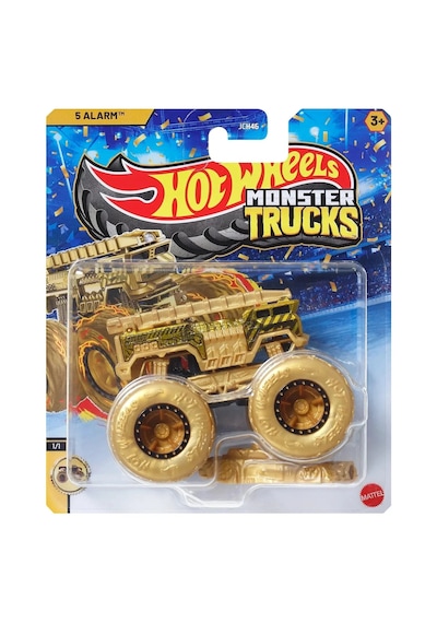 5alarm Gold 1/1 Monster 5 Alarm Trucks Hot Wheels Mattel Car Diecast 1:64