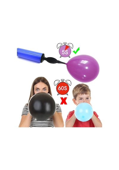 Sosis Balon Şişirme El Hava Pompası. Balon Pompası