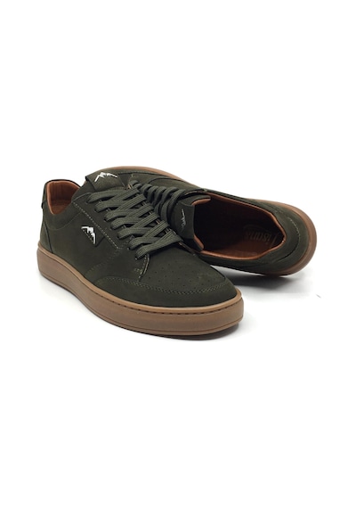 Lisans Shoes %100 Deri Ortopedik Erkek Yazlık Rahat Deri Spor Ayakkabı 40-44 Haki - Nubuk