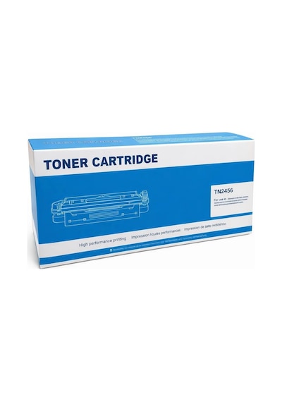 Brother Tn-2456 Uyumlu Muadil Toner, Yüksek Baskı Kalitesi, Uzun Ömürlü, Çipli, Lazer Yazıcı Kartuşu, Ofis Ev Okul İçin, Profesyonel Kalite Siyah