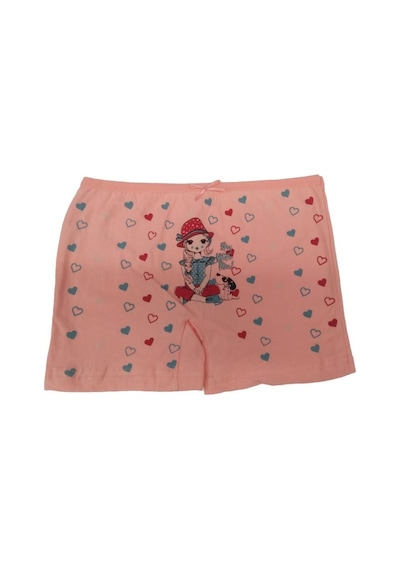 Sedef Yıldızı 12 Li Paket Sedef Yıldız Kız Çocuk Desenli Şort Boxer 1045 001