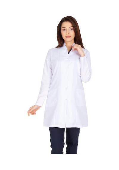 Kadın Doktor Öğretmen Önlüğü Laboratuvar Eczacı Hemşire Dizüstü Ö (486519623)