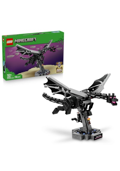 LEGO® Minecraft® Ender Ejderhası 21595 – 10 Yaş ve Üzeri Çocuklar için Oyun İçi Eşya İçeren Oyuncak Yapım Seti (710 Parça)