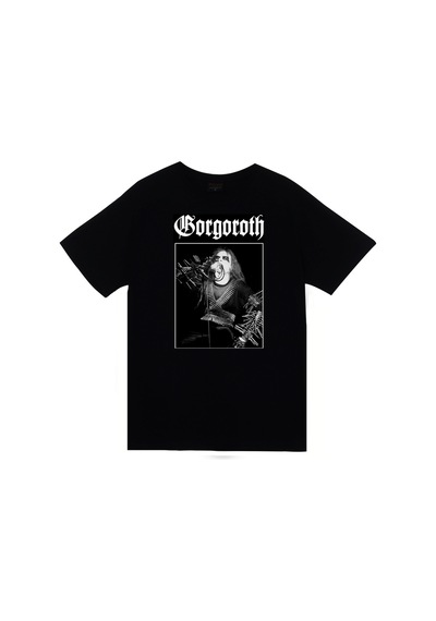 Gorgoroth Müzik Grubu Baskılı Unisex %100 Pamuk Siyah T-shirt SIYAH