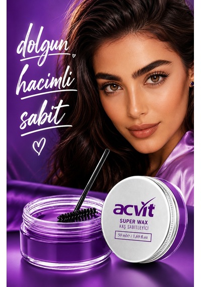 Süper Wax Kaş Sabitleyici Ve Şekillendirici Jel 50 Ml Beyazlık Bırakmayan Şeffaf, Doğal Görünüm 0