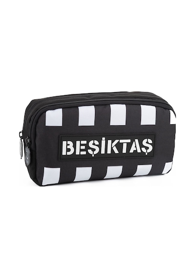 Beşiktaş Tribün Çubuklu Kalem Çantası 25302 Çok Renkli