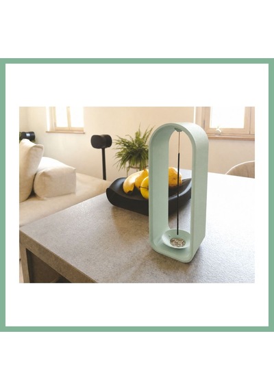 Bşkvirgo 3d Baskı The Shrine Tütsülük - Modern Kemer Formlu Tütsü Tutucu-mint Bsk2026