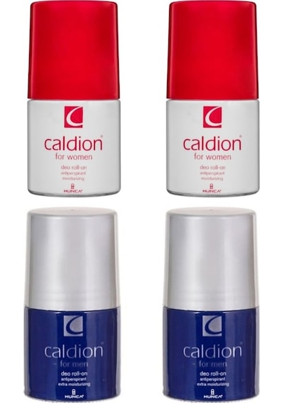 Caldion Classic Kadın Roll-On Deodorant 2 x 50 ML + Caldion Classic Erkek Roll-On Deodorant 2 x 50 ML