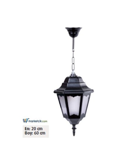 Marketcik 60X20 Abs Altıgen Fenerli Bahçe Tavan Aydınlatma Apliği Diğer