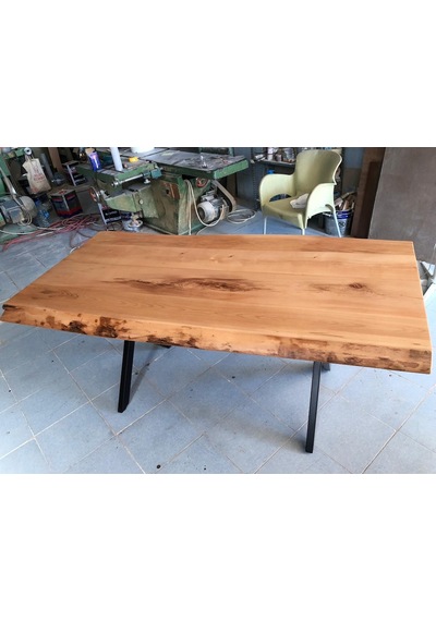 Bintaşmobilya Kayın Ağacı Kütük Masa-150X90.Cm