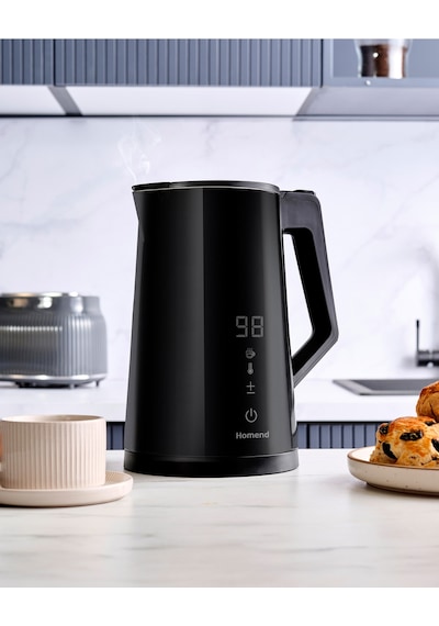 Homend Smart Heatrow 1616h Dokunmatik,çift Duvarlı,paslanmaz Çelik, Xl Su Isıtıcı(WI-FI ÖZELLİKLİ)