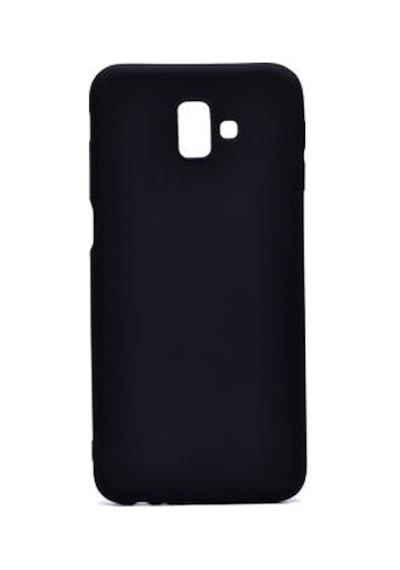 Samsung Galaxy Uyumlu J6 Plus Kılıf Esnek Yapılı İnce Slim Silikon Kapak Ryc/premier Siyah