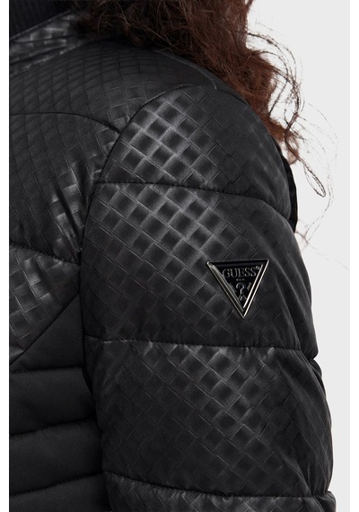 Guess New Vona Regular Fit Dik Yaka Şişme Mont W6yl16w2891 Kadın Mont W6yl16 W2891 Jblk Siyah Guess New Vona Regular Fit Dik Yaka Şişme Mont W6yl16w2891 Kadın Mont W6yl16 W2891 Jblk Siyah