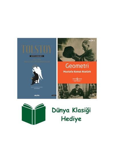 Tolstoy Bütün Eserleri 10 Ciltli + Geometri + Dünya Klasiği Hediye