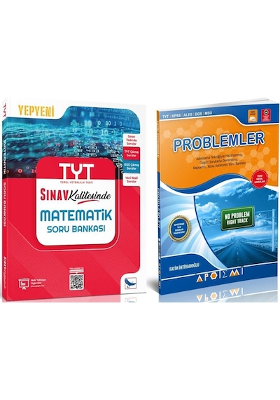 Sınav Yayınları Tyt Matematik Ve Apotemi Problemler Soru Bankası 2 Kitap Set