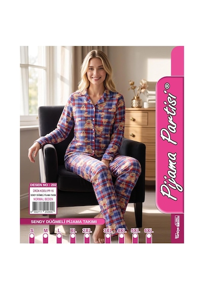 Genel Markalar Pijama Lacivert Lacivert