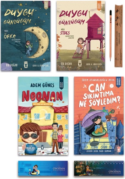 Timaş Çocuk Noonan - Can Sıkıntıma Ne Söyledim - Duygu Günlüğüm Mira Set 4 Kitap