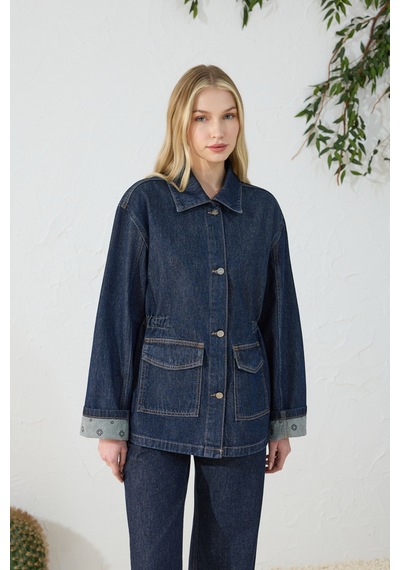 Aker Lacivert Denim Ceket Lacivert Lacivert