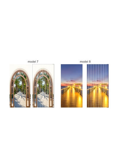Resim Baskılı Branda Kapı Sinekliği 100X200 Cm