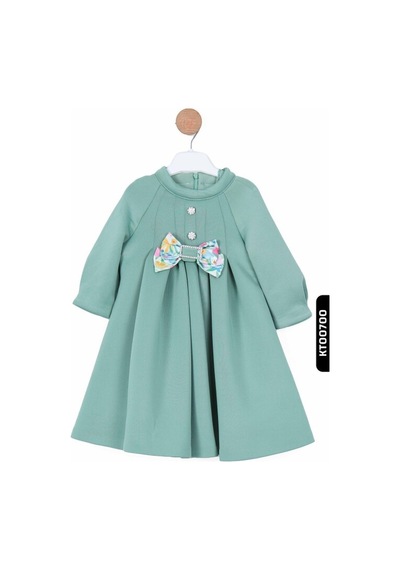 Xo Kids Kız Çocuk Elbise 2-7 Yaş 10057 Yeşil