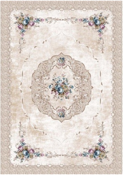 Brillant Latex Kaymaz Tabanlı Halı-Meriç Hl11173.108-(130X190)