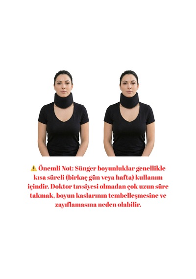 Medikal Sünger Boyunluk,boyun Fıtığı Boyun Destek Boyun Düzleşmesi Korse