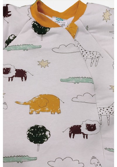 Babyhola 2.5 Tog Yorgan Gerektirmeyen Kalın Elyaf Dolgulu Çocuk Uyku Tulumu Pamuk Astarlı Unisex 6020 Hardal