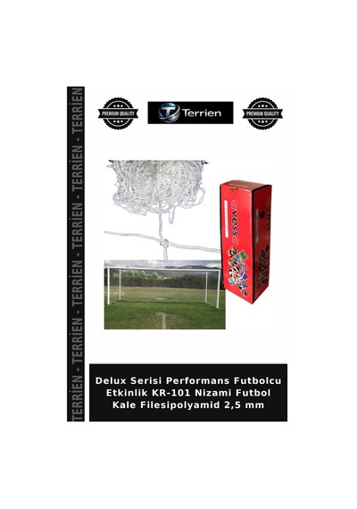 Delux Serisi Performans Futbolcu Etkinlik Kr-101 Nizami Futbol Kale Filesipolyamid 2,5 Mm Belirtilmemiş