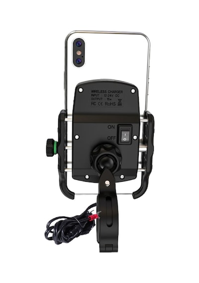 Nukrotech Sf Wireless Kablosuz Şarjlı Motosiklet Telefon Tutucu