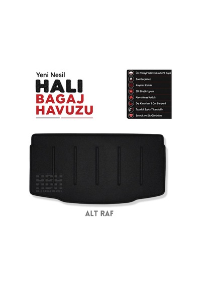 Seat ibiza Alt Raf Halı Bagaj Havuzu (2022 Sonrası)