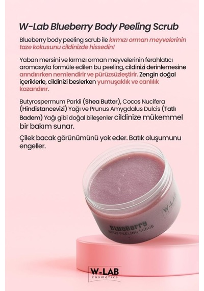 Blueberry Body Peeling Scrub 250 Ml