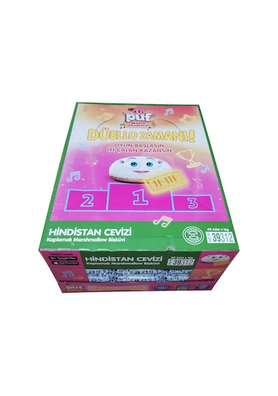 Eti Puf Müzik Akademisi Hindistan Cevizli Marshmallow Bisküvi 48 x 16 G