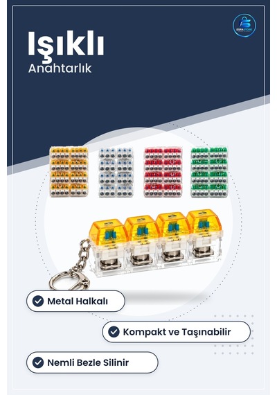 Işıklı Klavye Anahtarlık Mekanik Switch Tasarımı Anahtar Düzenley