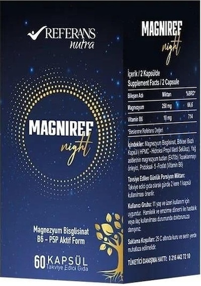 Referans Magniref Night 60 Kapsül