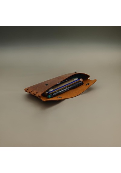 El Yapımı Kalemlik Hakiki Deri, Deri Küçük Kalem Kutusu İş, Ofis, Okul Aksesuar Tutucu, Klasik Ve Minimal El Yapımı Tasarım Vintage Kalemlik Camel Cok Renkli