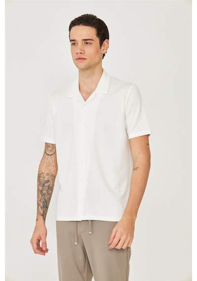 White Stone Beyaz Gömlek T-shirt