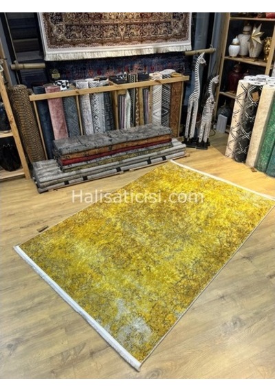 Salerno Çamaşır Makinesinde Yıkanabilir Kilim Halı Hs1002 Çok Renkli