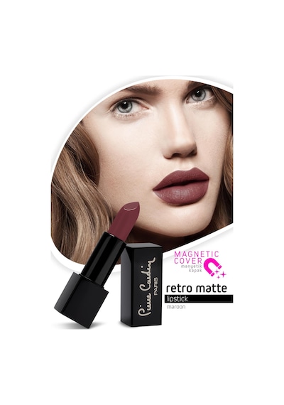 Pierre Cardin Retro Matte Lipstick  - Maroon - 157