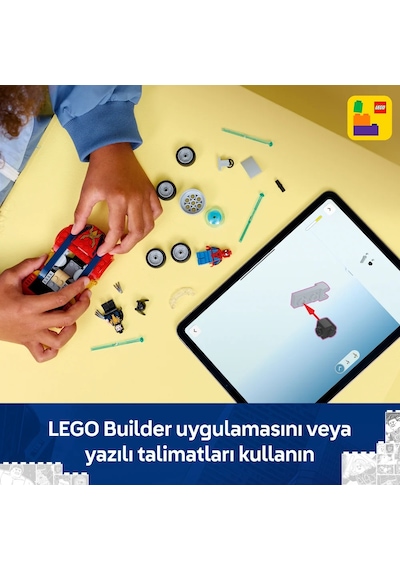 LEGO® ǀ Marvel Örümcek Adam Arabası, Venomlaşmış Wolverine’e Karşı 76336 - 7 Yaş ve Üzeri Çocuklar için Oyuncak Yapım Seti  (134P)