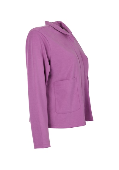 U.s. Polo Assn. Minimalist Crop Sweatshirt - Uzun Kol - Günlük Mor