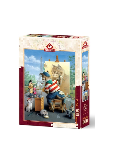 Art Puzzle Ressam Kedi 500 Parça Puzzle