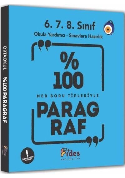 Fides 6.7.8. Sınıflar İçin Yüzde 100 Paragraf