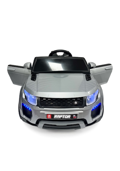 Raptor 12v Akülü Jeep Gri Güçlü Çift Motor Ve Multimedya Özelli