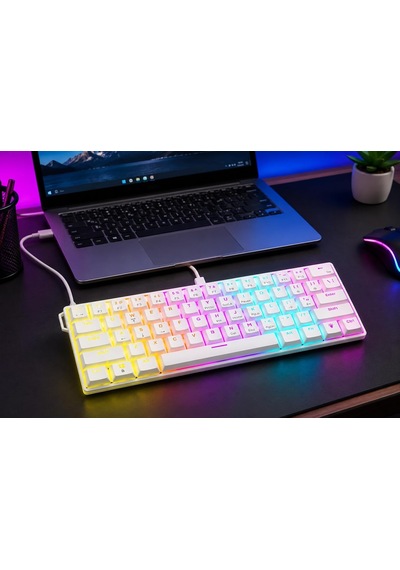 175cm Usb Kablolu Hot-swap Mekanik Oyun Klavyesi 61 Tuşlu Çok Renkli Rgb Led Arka Plan Aydınlatması, Pc Oynatıcılar İçin