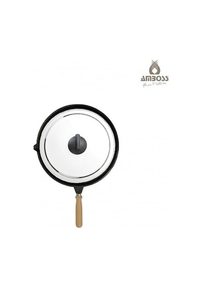 Amboss Vento Döküm 36 cm Kapaklı Balık Tavası