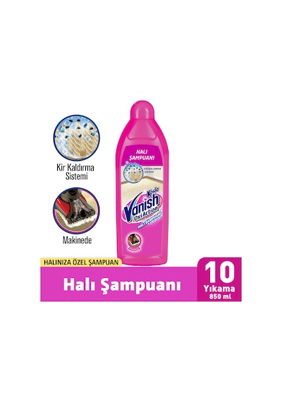 Halı Şampuanı Makinede 850 Ml Tekli