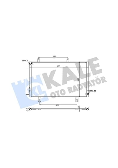 Klıma Radyatoru Kurutuculu Honda Jazz Iv 1.3 15 585x368x16