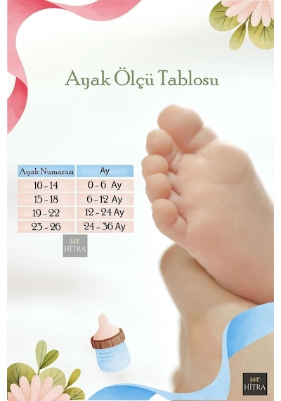 Hitra Tekstil 5'li Hayvan Desenli Organik Dikişsiz 0/3 Yaş Bebek & Çocuk Çorap Lacivert 0-6 Ay Hit-82001 Çok Renkli