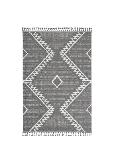 Dolce Vita Halı Jakarta 454 Dark Grey İskandinav Halı gri
