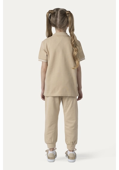 Unisex Çocuk Kısa Kollu Bej Polo Yaka Tişört Çok Renkli 9931BK05002